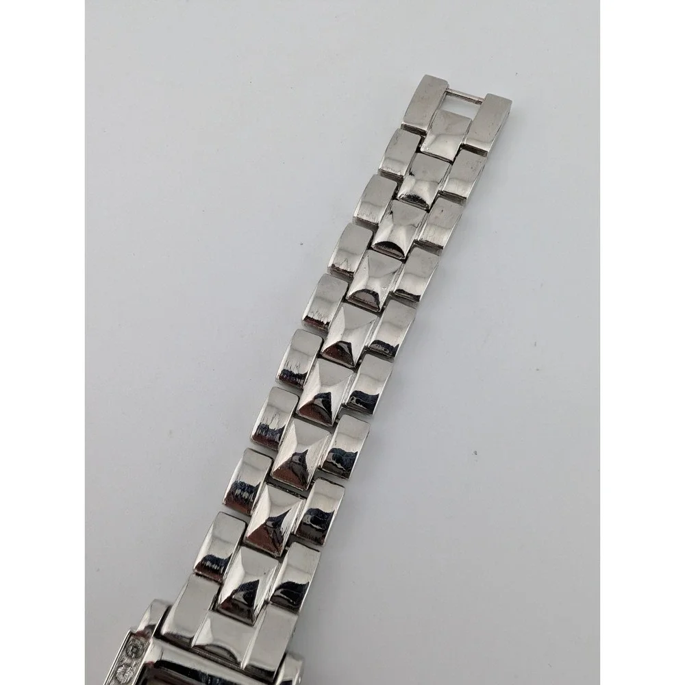 Cote d'Azur Tank Watch Women 21mm Case‎ Crystals Silver 7.25